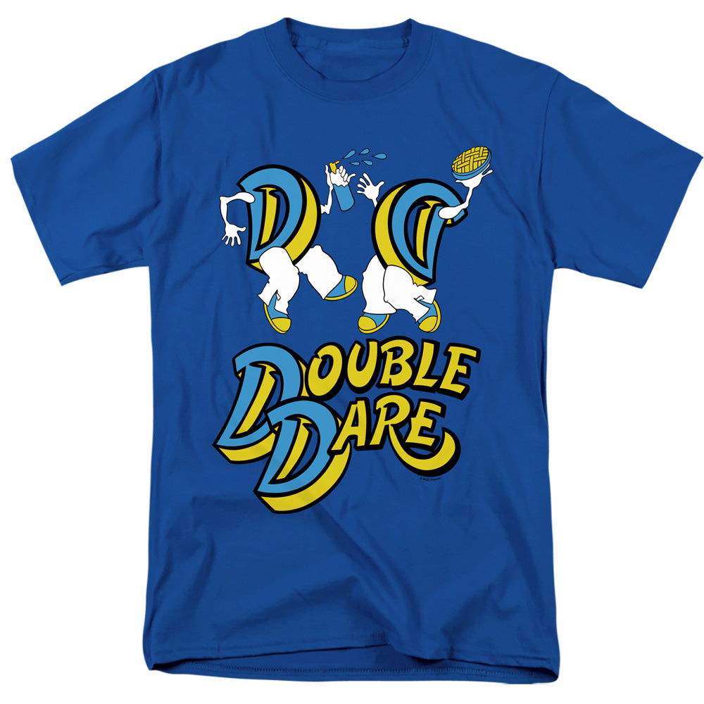 Double Dare - Vintage Double Dare Logo - Adult Unisex T-Shirt - Blue