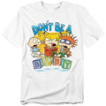 Rugrats - Don't Be A Baby Blocks - Adult Unisex Short Sleeve T-Shirt - White