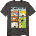 Rugrats - We Want Reptar! Comic - Adult Unisex Short Sleeve T-Shirt - Gray