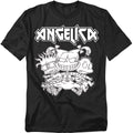 Rugrats - Angelica Pickles Rocks - Adult Unisex Short Sleeve T-Shirt - Black