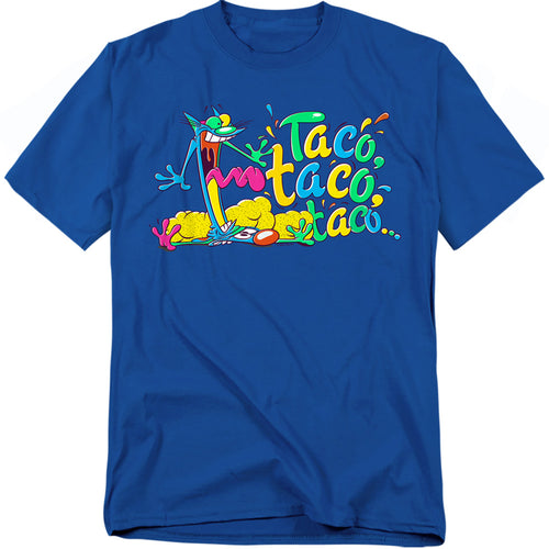 Catdog - Taco Taco Taco - Adult Unisex Short Sleeve T-Shirt - Blue