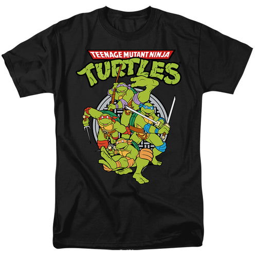 Teenage Mutant Ninja Turtles - Tmnt Group - Adult Unisex T-Shirt - Black