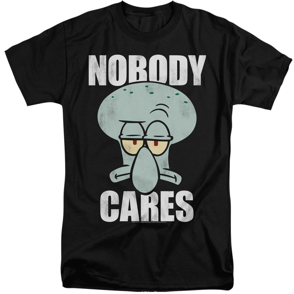 SpongeBob SquarePants - Nobody Cares Meme - Adult Men T-Shirt