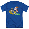 The Wild Thornberrys Eliza, Darwin, Donny On Leaf Adult Unisex T-Shirt Blue