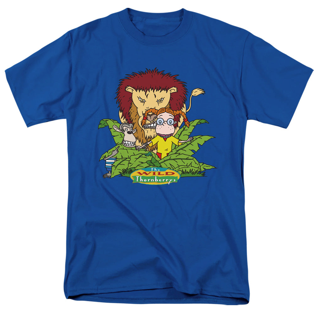 The Wild Thornberrys - Sneak Attack - Adult Unisex Short Sleeve T-Shirt - Blue