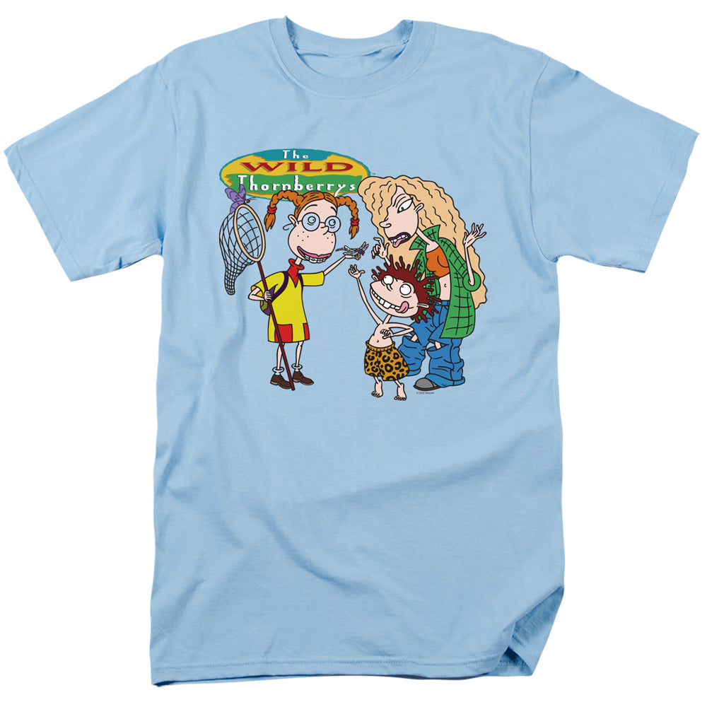 The Wild Thornberrys Bugcatcher Eliza Donny And Debbie Adult Unisex T-Shirt Blue