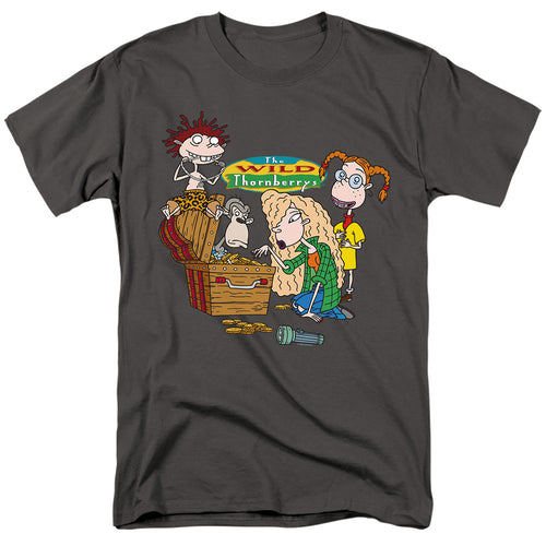 The Wild Thornberrys - Treasure Hunt - Adult Unisex Short Sleeve T-Shirt - Gray