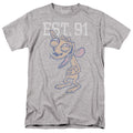 Ren And Stimpy - Ren Est - Adult Unisex Short Sleeve T-Shirt - Gray