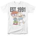 Rugrats - Est 1991 - Adult Unisex Short Sleeve T-Shirt - White