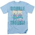 Rugrats - Double Trouble - Adult Unisex Short Sleeve T-Shirt - Blue