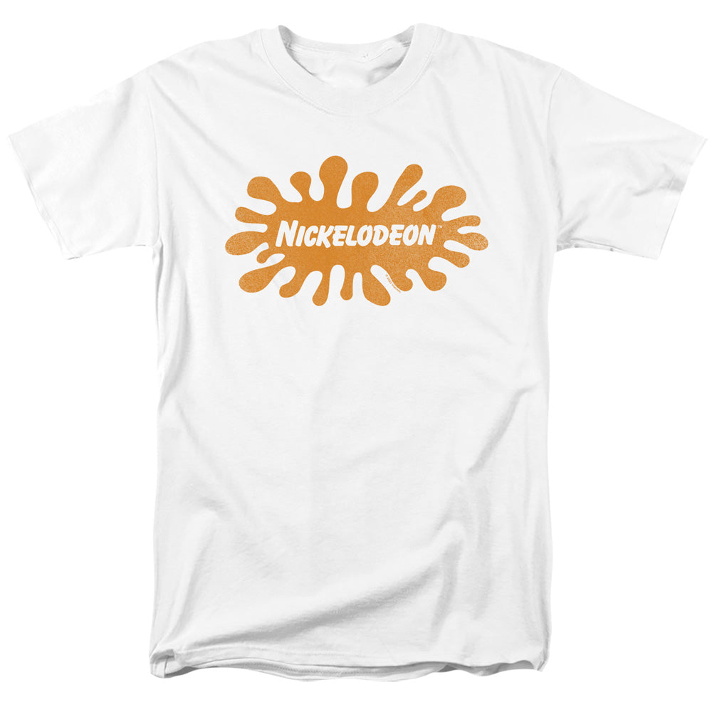 Nickelodeon - Nick Retro Splat Logo - Adult Unisex Short Sleeve T-Shirt - White