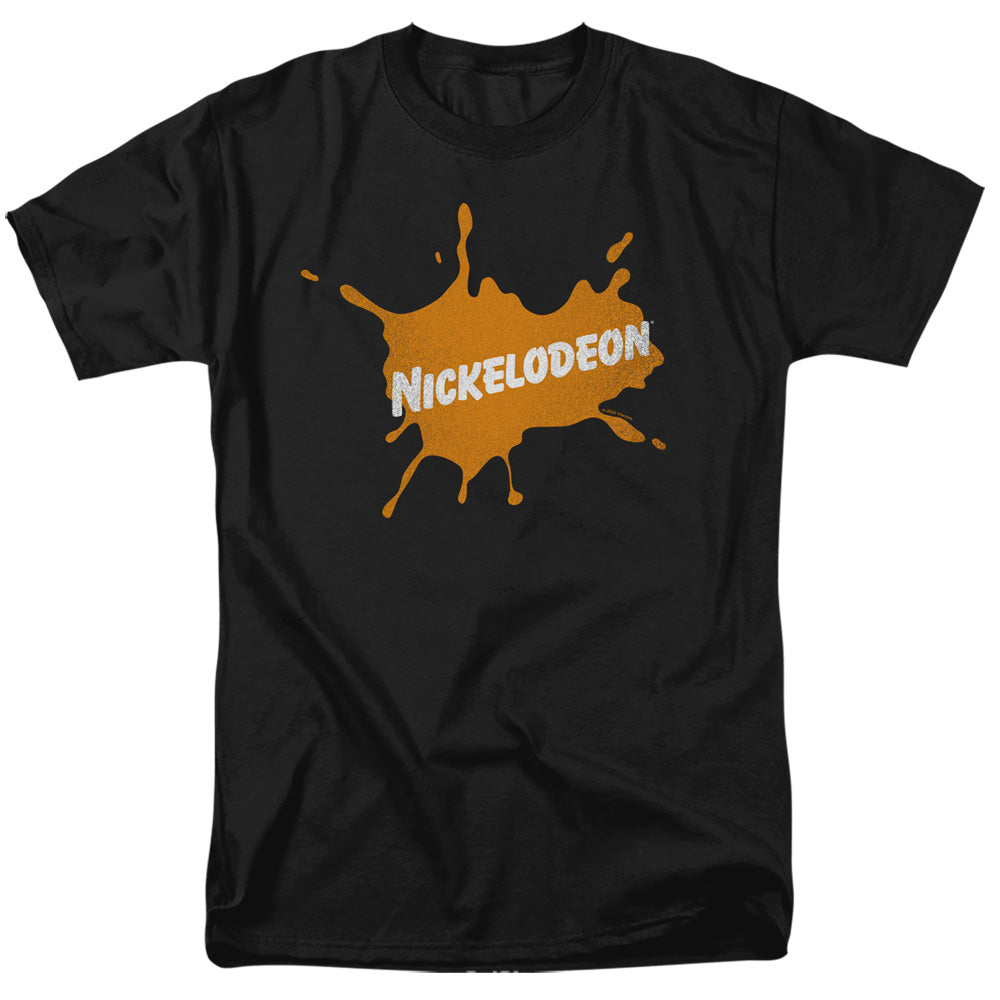 Nickelodeon - Nick Retro Burst Logo - Adult Unisex Short Sleeve T-Shirt - Black