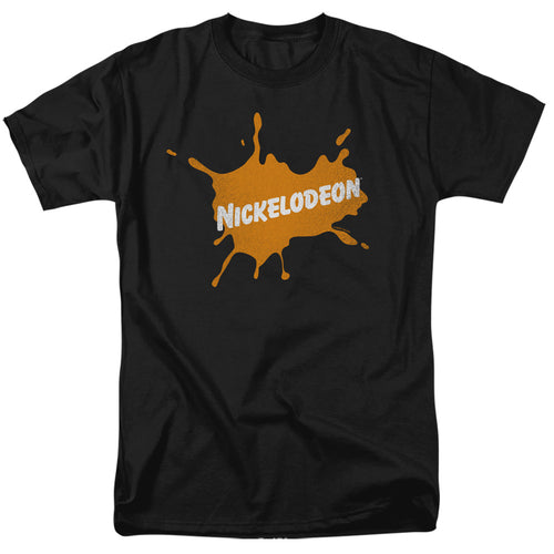 Nickelodeon - Nick Retro Burst Logo - Adult Unisex Short Sleeve T-Shirt - Black