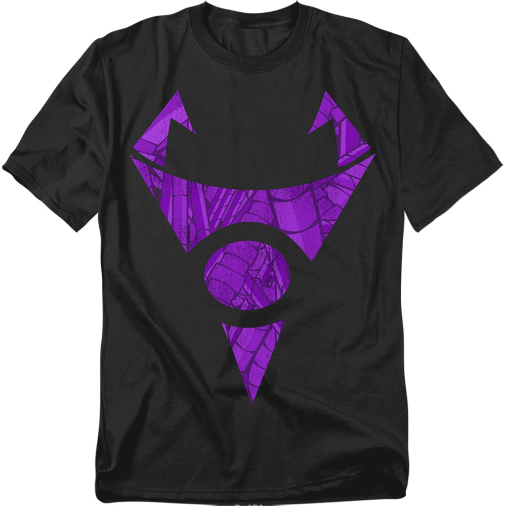 Invader Zim - Irken Logo Tubed - Adult Unisex Short Sleeve T-Shirt - Black