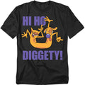 Catdog - Hi Ho Diggety - Adult Unisex Short Sleeve T-Shirt - Black