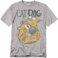 Catdog - Stuck Together - Adult Unisex Short Sleeve T-Shirt - Gray
