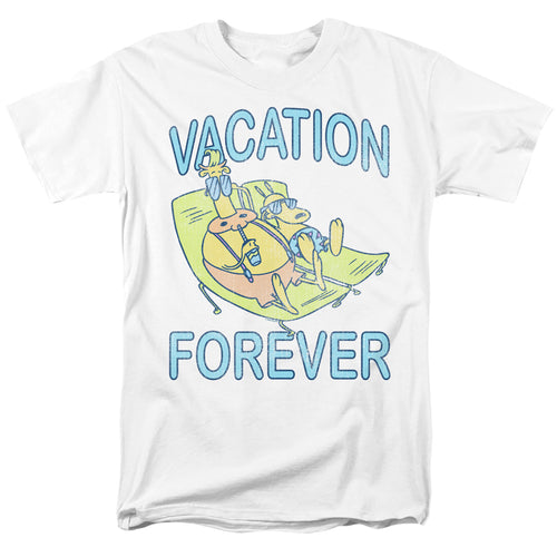Rocko's Modern Life - Vacation Forever - Adult Unisex T-Shirt - White