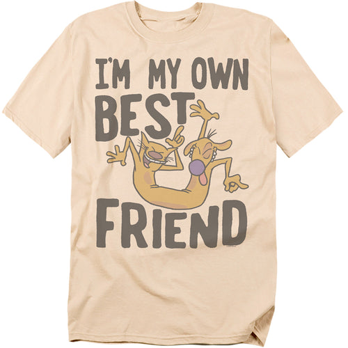Catdog - My Own Best Friend - Adult Unisex Short Sleeve T-Shirt - Blue