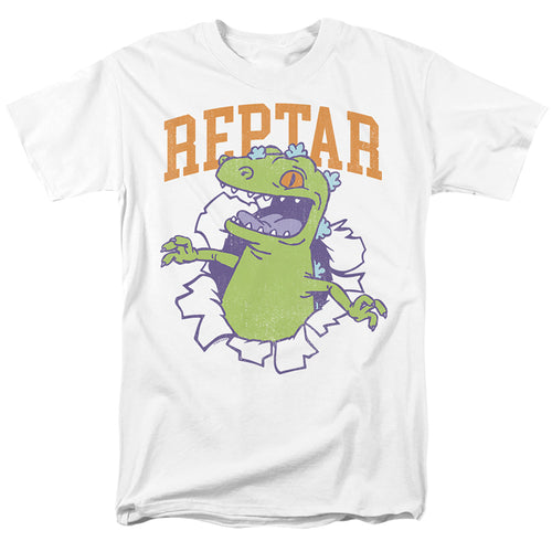 Rugrats - Reptar Shirt Rip - Adult Unisex Short Sleeve T-Shirt - White