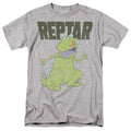 Rugrats - Reptar Big - Adult Unisex Short Sleeve T-Shirt - Gray