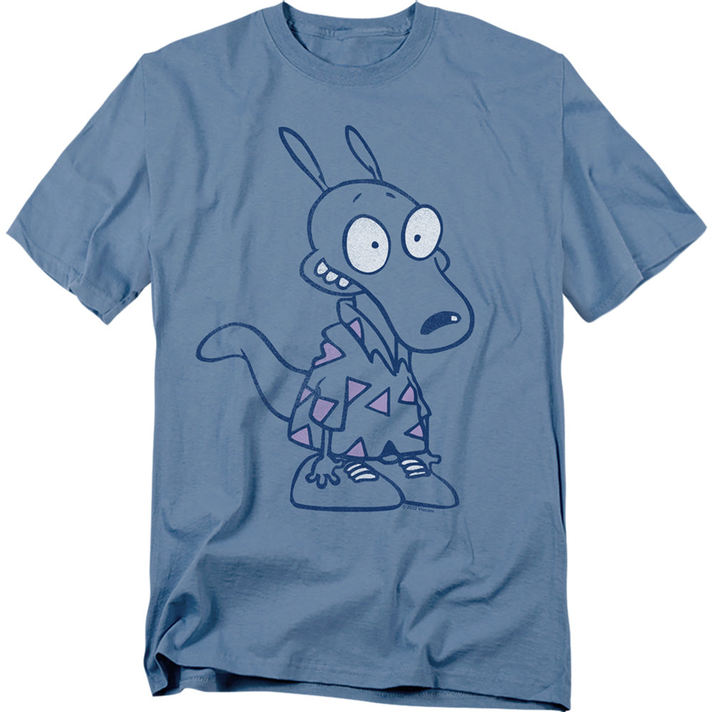 Rocko's Modern Life - Rocko Shirt - Adult Unisex Short Sleeve T-Shirt - Blue