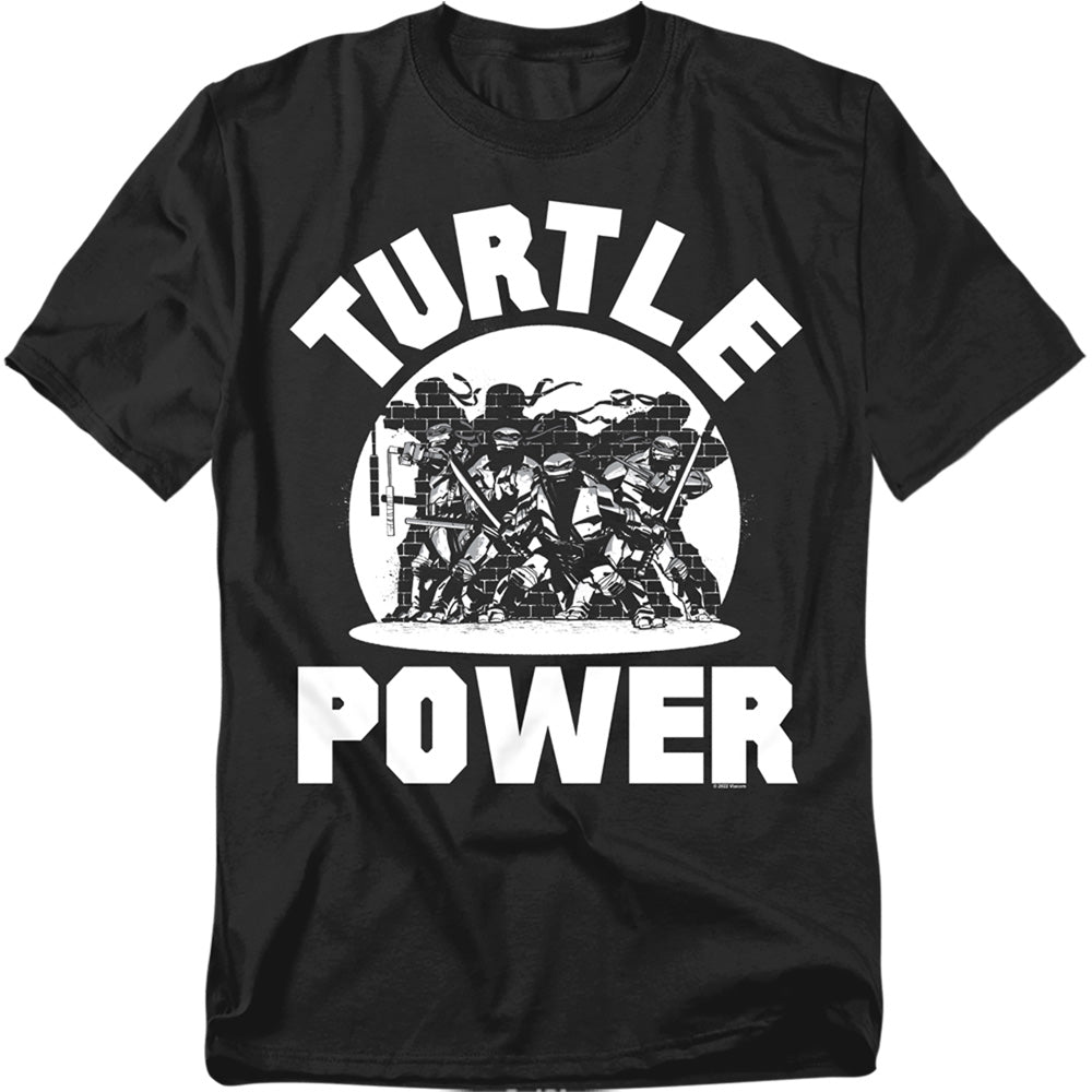 Teenage Mutant Ninja Turtles - Turtle Power - Adult Unisex T-Shirt - Black