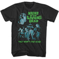 Night Of The Living Dead - Notld Cool Tones - American Classics - Smoke Adult Short Sleeve T-Shirt