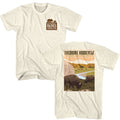 National Parks - Theodore Roosevelt Park - American Classics - Solid Off-White Adult Short Sleeve T-Shirt