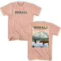 National Parks - Denali Poster Art - American Classics - Solid Orange Adult Short Sleeve T-Shirt