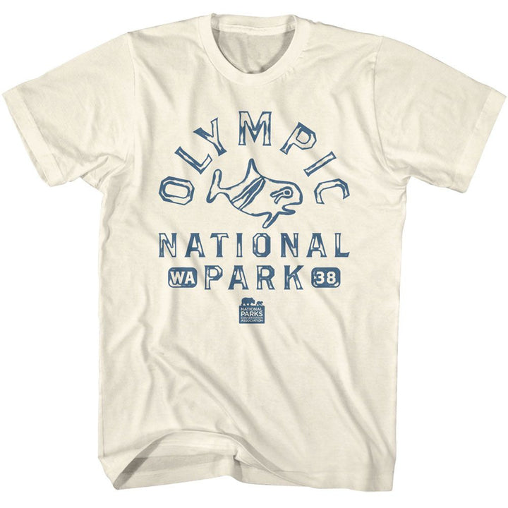 National Parks - Olympic Np Petroglyph - Officially Licensed Adult Short Sleeve T-Shirt