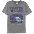 National Parks - Crater Lake Tabletop - American Classics - Solid Gray Adult Short Sleeve Comfort Color T-Shirt