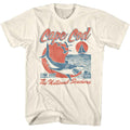 National Parks - National Seashore Shark - American Classics - Solid Off-White Adult Short Sleeve T-Shirt