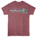 National Parks - Smoky Mountain Retro - American Classics - Red Solid Adult Short Sleeve T-Shirt
