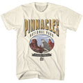 National Parks - Pinnacles - American Classics - Solid Off-White Adult Short Sleeve T-Shirt