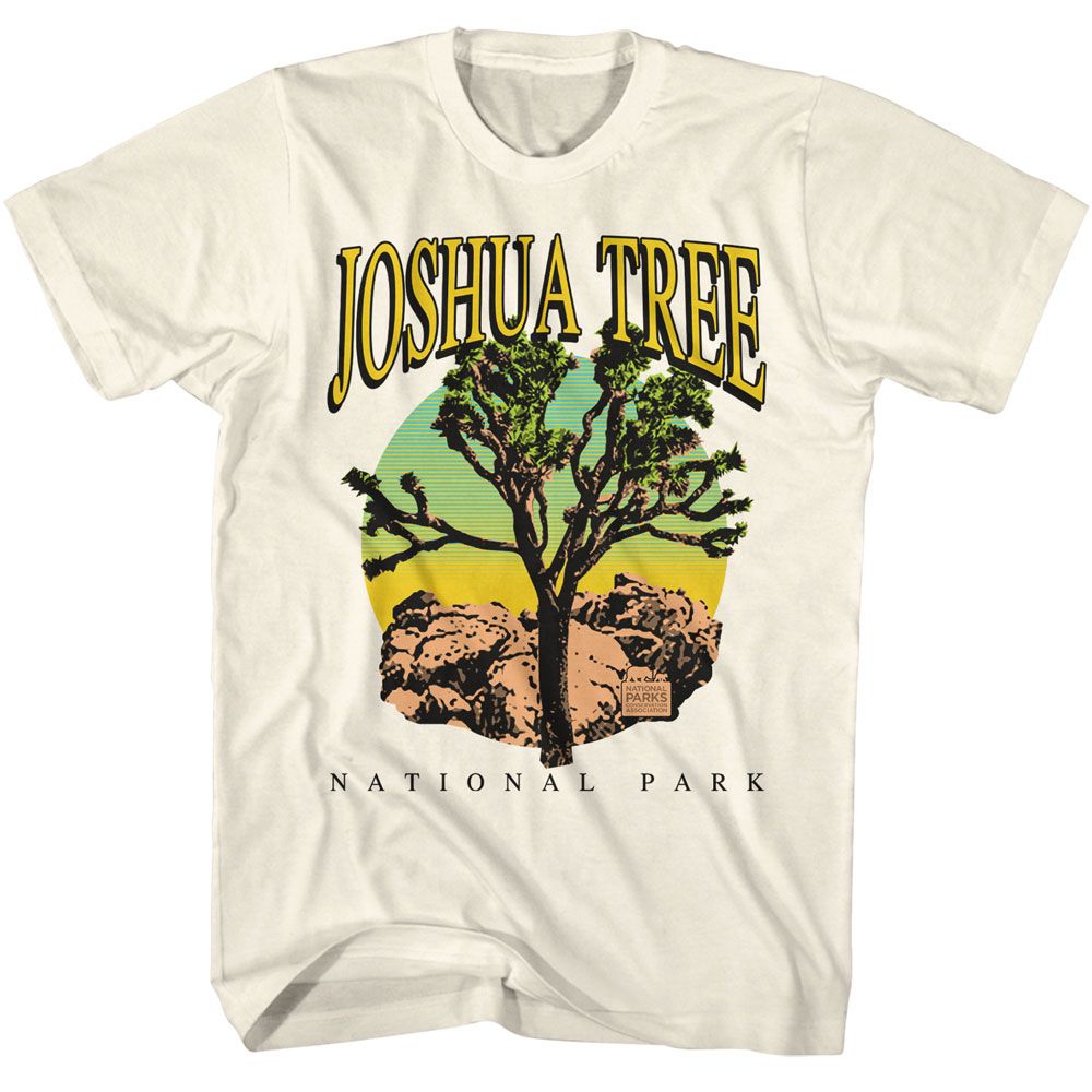 National Parks - Sky Background - American Classics - Solid Off-White Adult Short Sleeve T-Shirt
