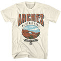 National Parks - Arches - American Classics - Solid Off-White Adult Short Sleeve T-Shirt