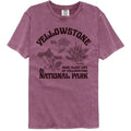 National Parks - Rare Plants Yellowstone - American Classics - Solid Purple Adult Short Sleeve Comfort Color T-Shirt