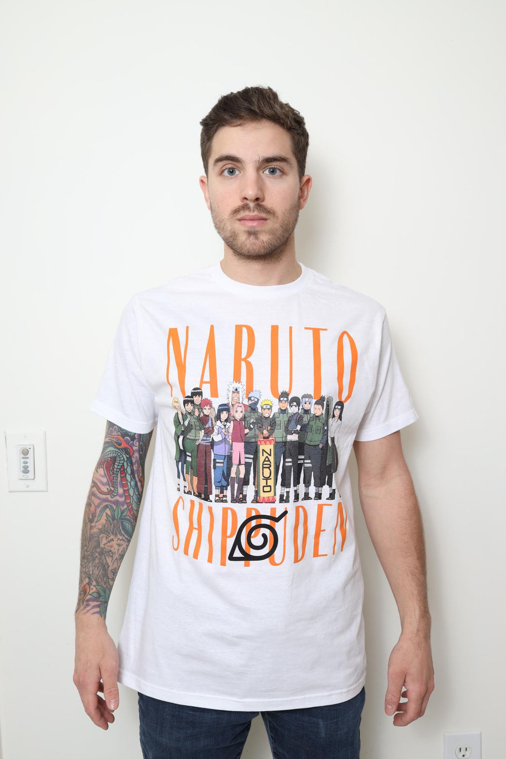 Naruto Shippuden Hidden Leaf Teams Adult T-Shirt