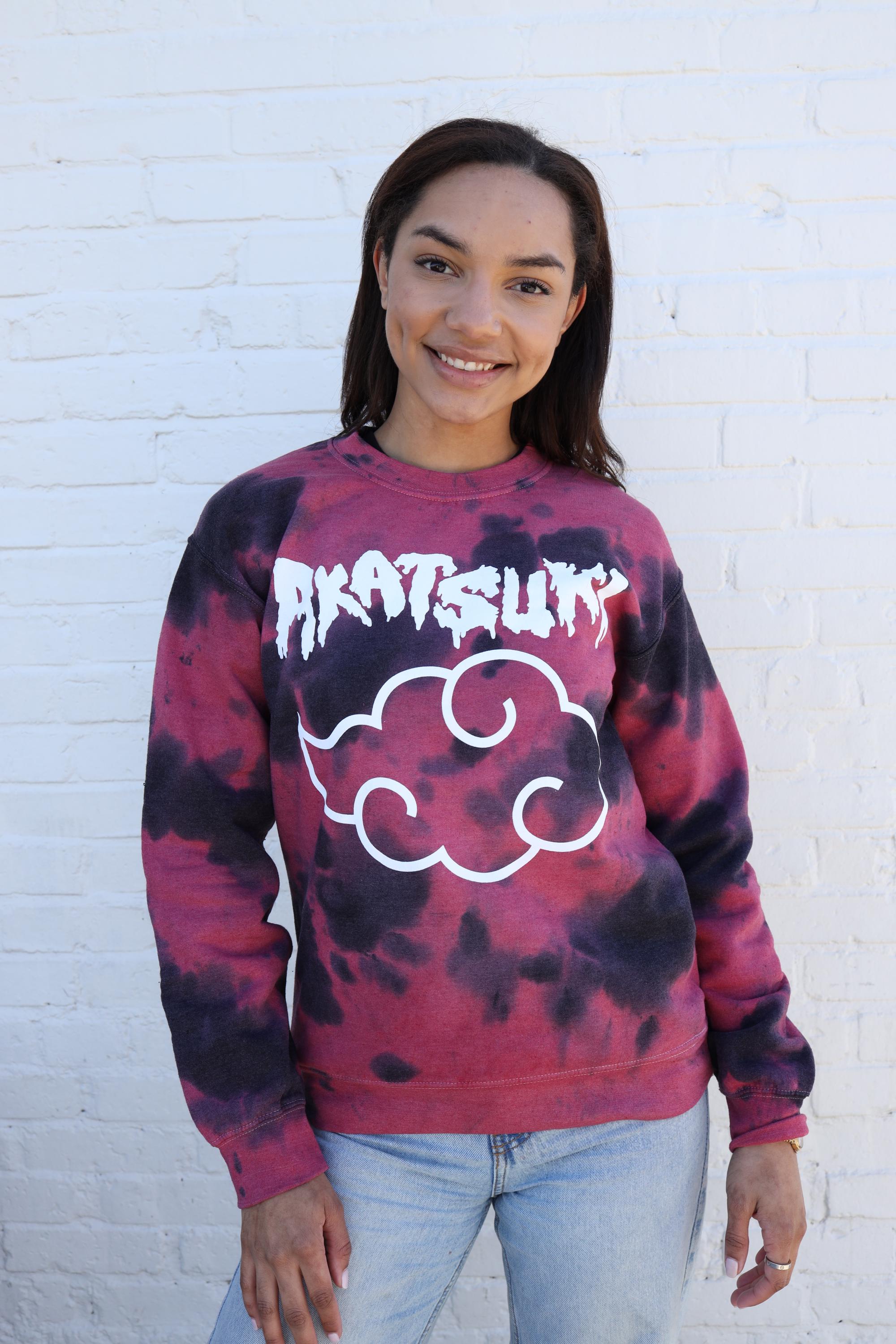 Naruto Shippuden Akatsuki Cloud Drip Licensed Adult Sweatshirt