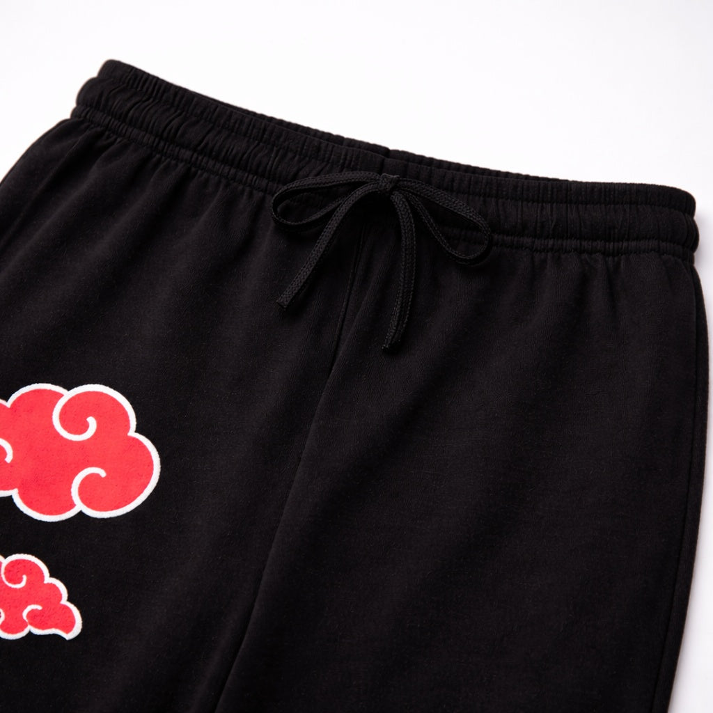 Naruto Shippuden Itachi Headband And And Leaf Clouds Anime Lounge Pants Sleepwear