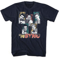 NSYNC - Sparkly Boxes - American Classics - Solid Blue Adult Short Sleeve T-Shirt