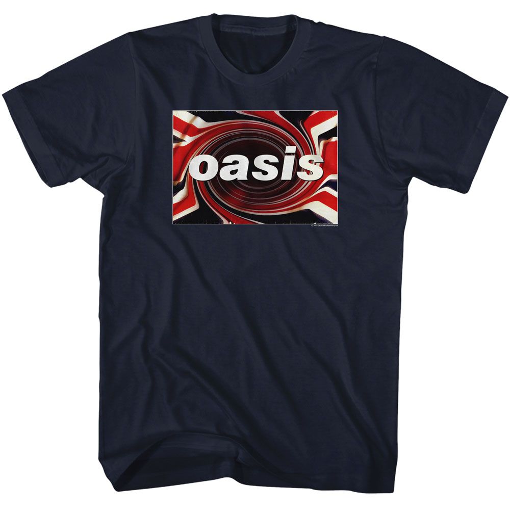 Oasis - Union Jack Logo - American Classics - Adult Short Sleeve T-Shirt