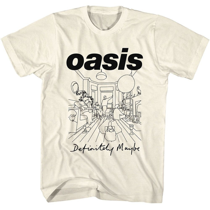 Oasis - Lineart Room - American Classics - Adult Short Sleeve T-Shirt