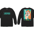One Piece - Nami Cat Burglar Rectangle Adult Long Sleeve T-Shirt - Black - Officially Licensed