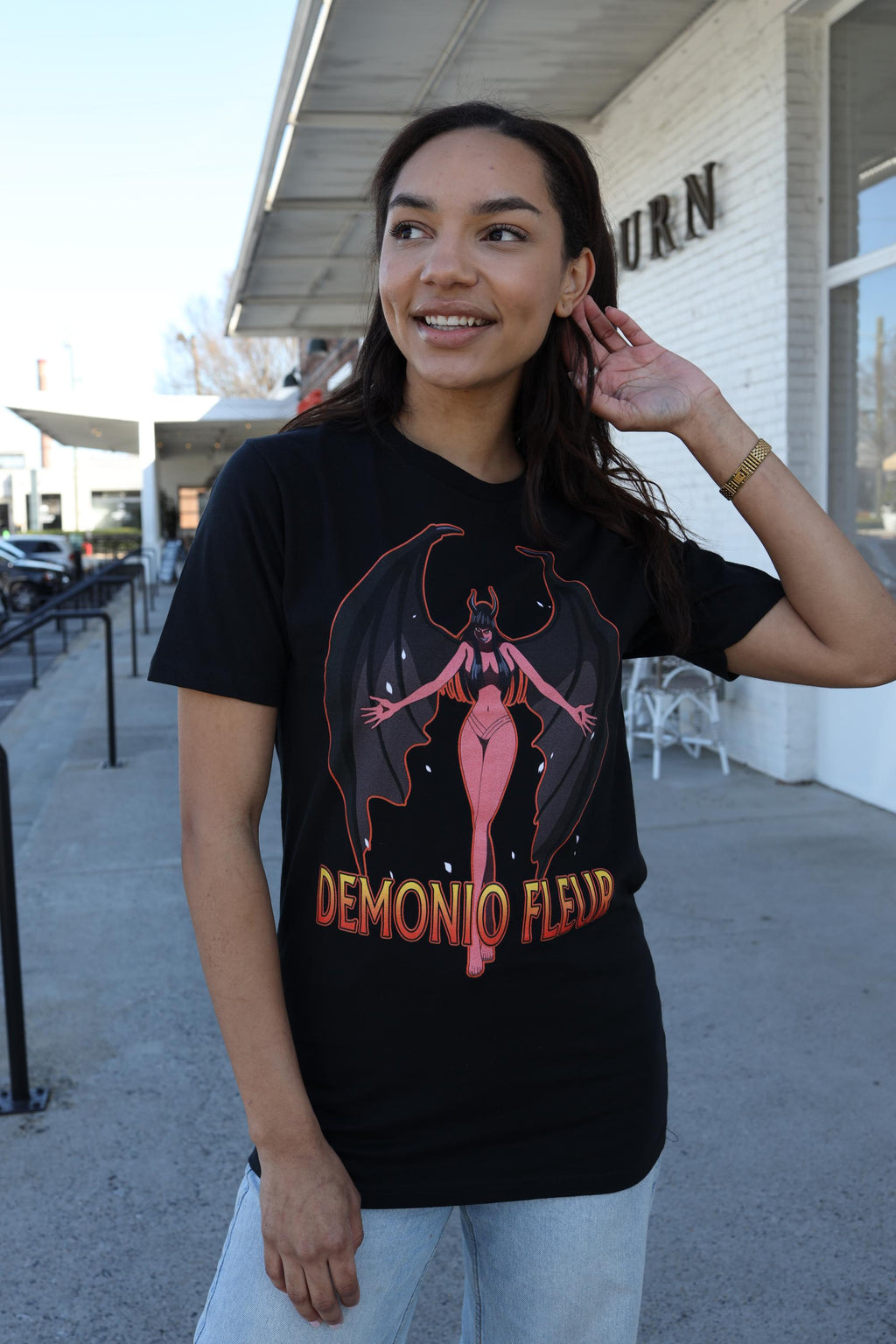 One Piece Demon Nico Robin Demonio Fleur Officially Licensed Men's Short Sleeve T-Shirt