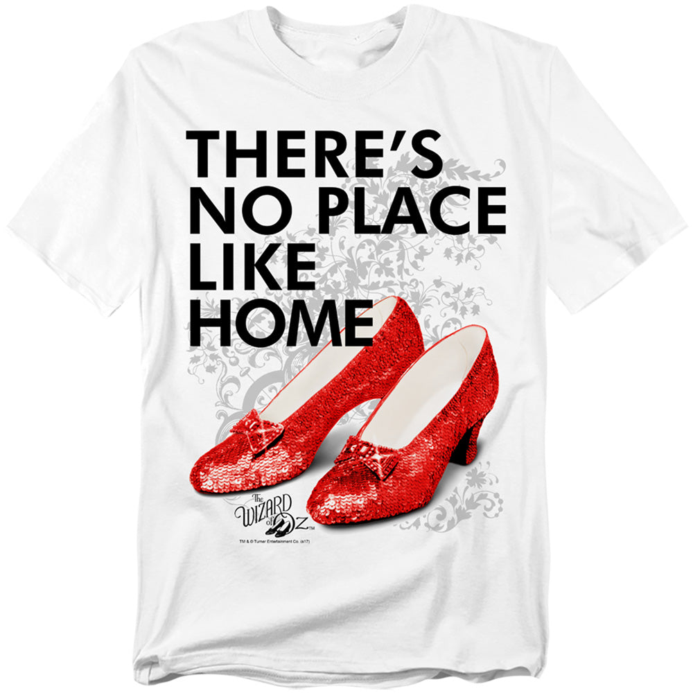 The Wizard Of Oz - No Place Like Home - Adult Unisex T-Shirt - White