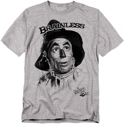 The Wizard Of Oz - Brainless - Adult Unisex Short Sleeve T-Shirt - White