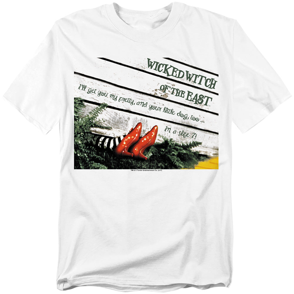 The Wizard Of Oz - Size 7 - Adult Unisex Short Sleeve T-Shirt - White