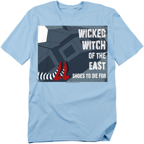 The Wizard Of Oz - Shoes To Die For - Adult Unisex Short Sleeve T-Shirt - Blue