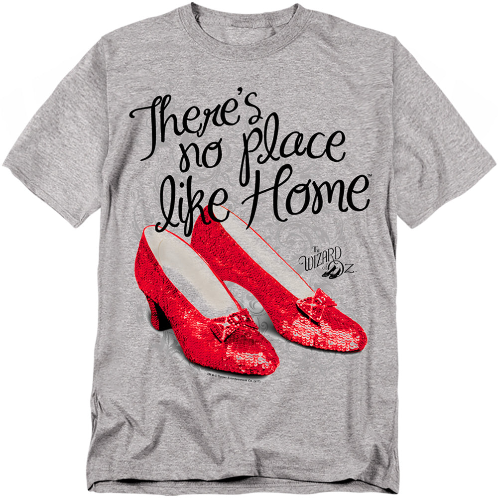The Wizard Of Oz - Ruby Slippers - Adult Unisex Short Sleeve T-Shirt - White